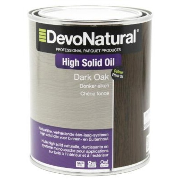 Devo High Solid Oil donker eiken 1 L