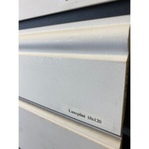 MDF luxeplint wit 18 x 120 mm