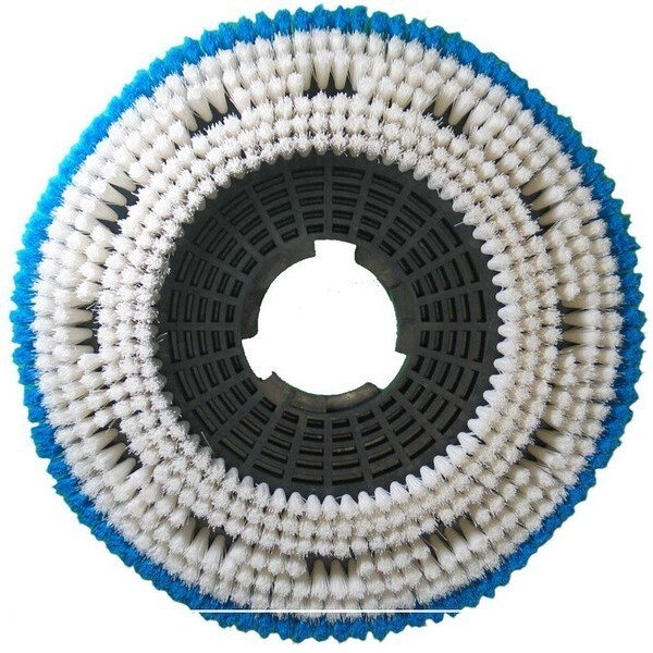 Devo shampoo borstel wit/blauw