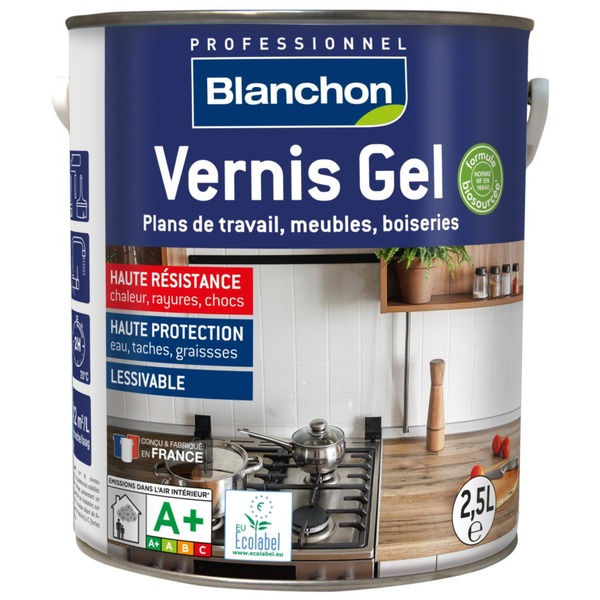 Blanchon gel-vernis biosource donkere eik 2,5L