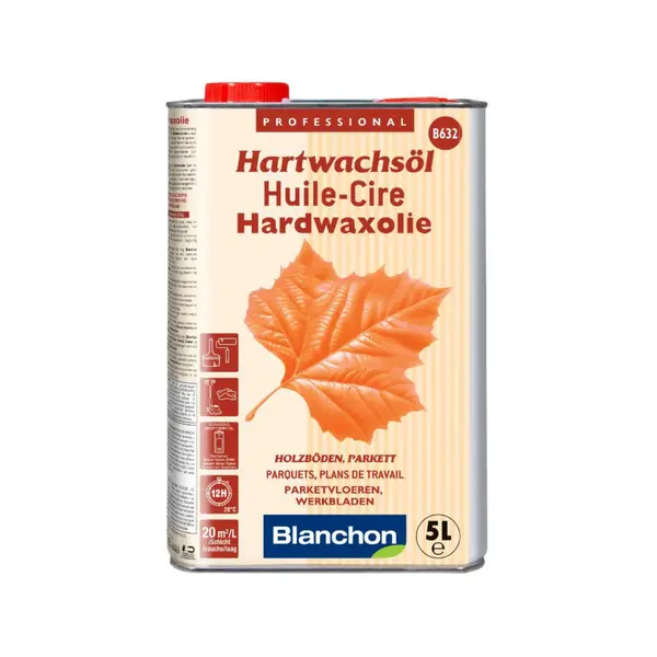 Blanchon hardwaxolie wit grijs 5L