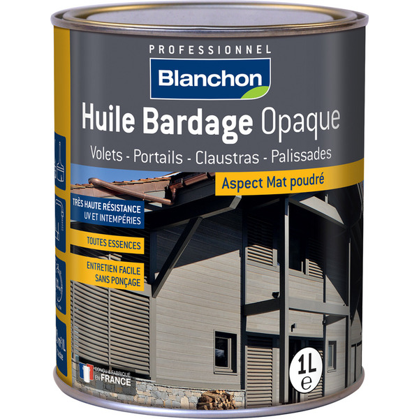 Blanchon olie voor wandbekleding anthraciet 1L