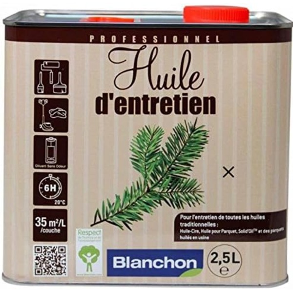 Blanchon onderhoudsolie natuurlijk 2,5L