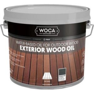 woca exterior wood oil thunder grey 2,5 liter